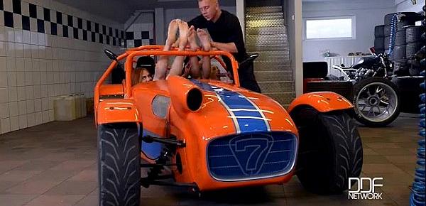  Dune Buggy Holiday turns into wild fucking Threesome